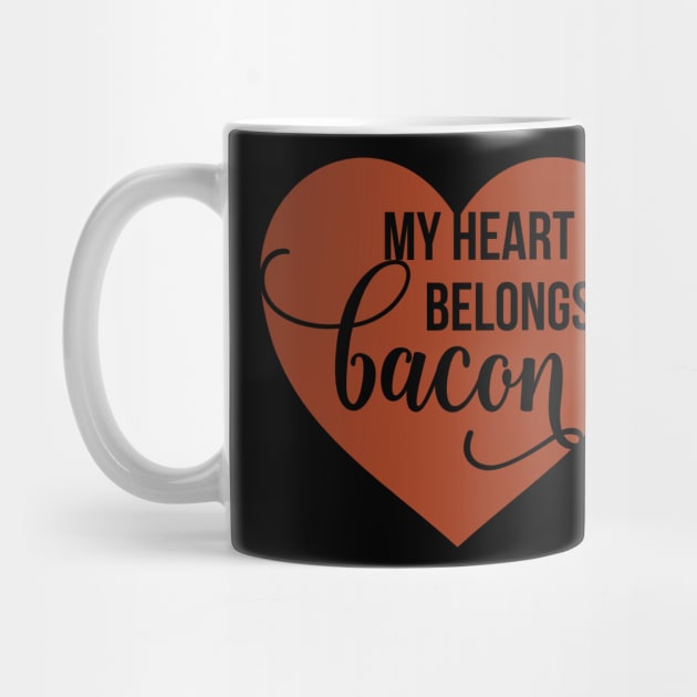 My heart belongs to bacon by PlXlE